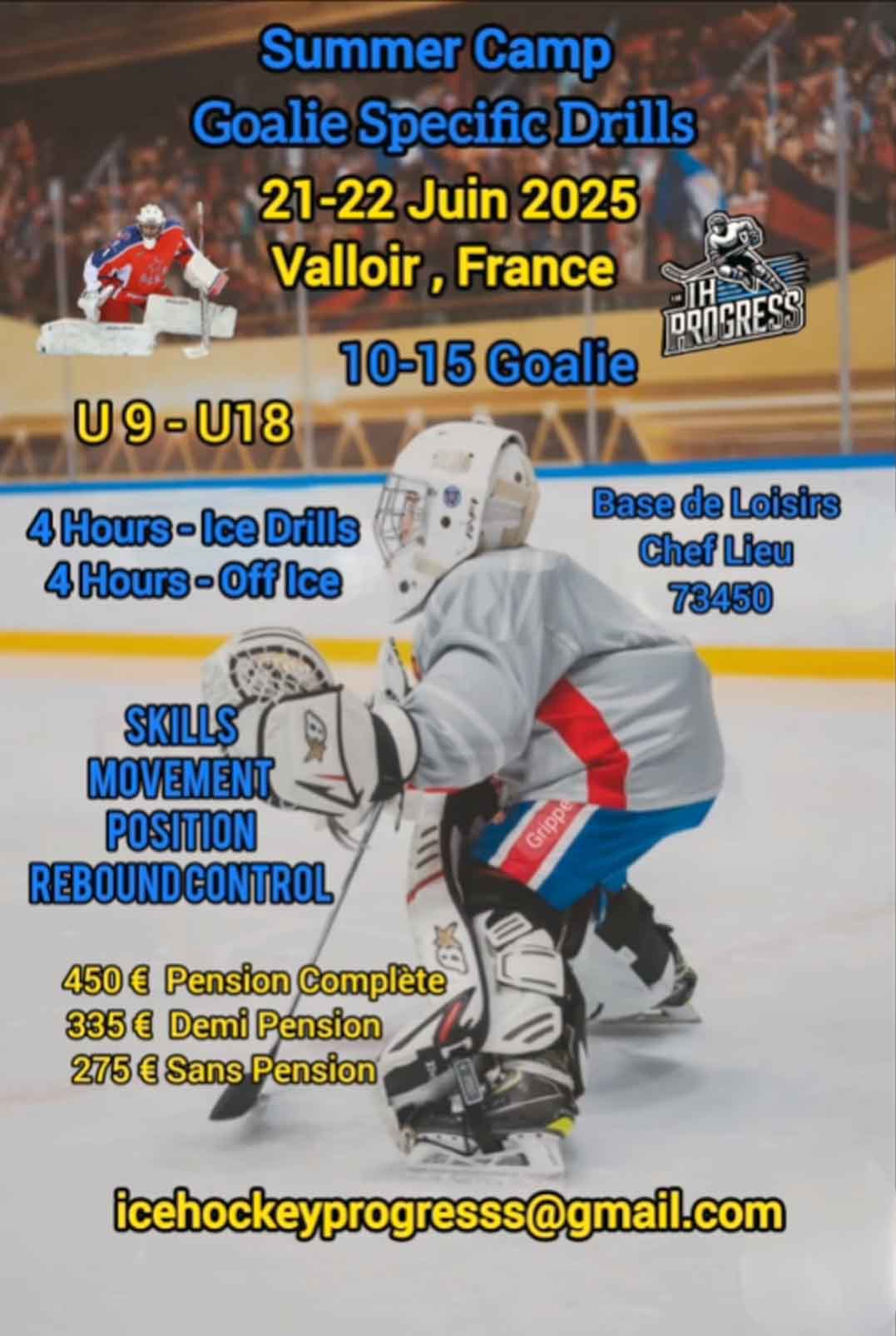 Camp Goalie Specific Drills
